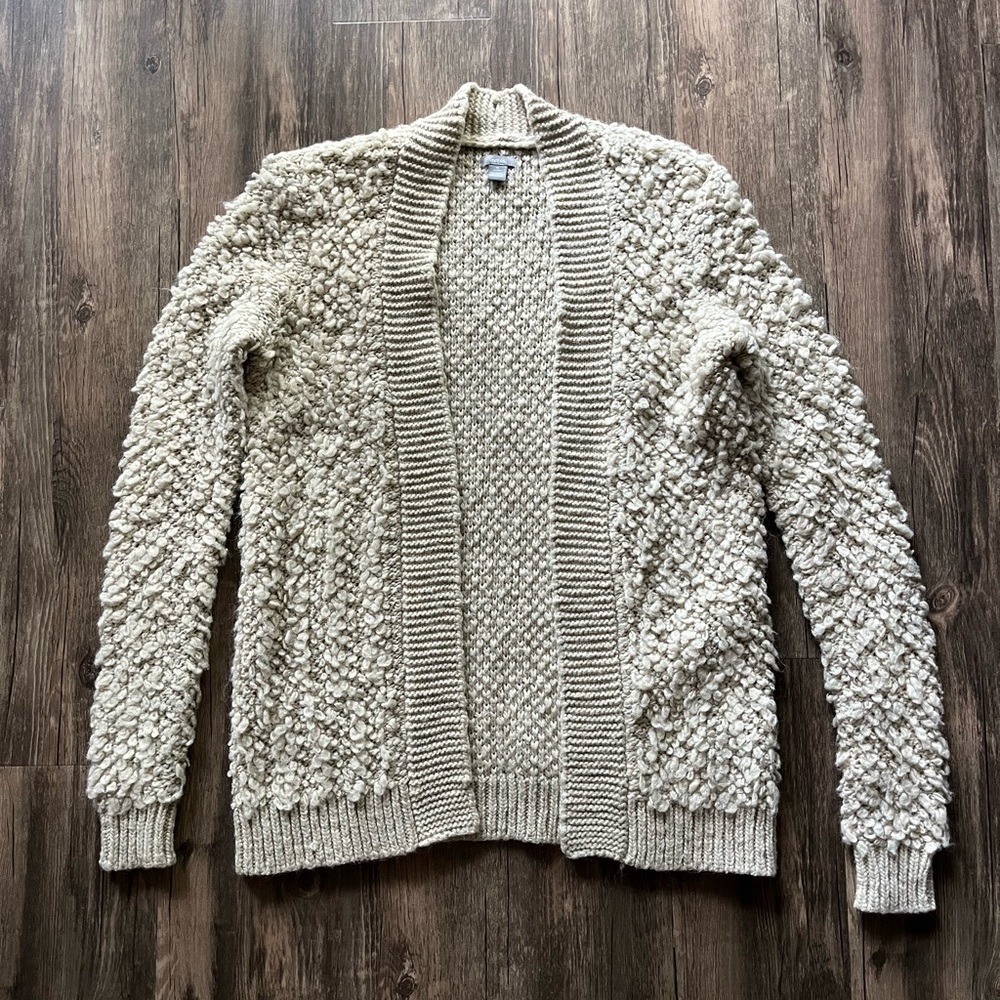 Aerie Knit Cream Cardigan Sz XS